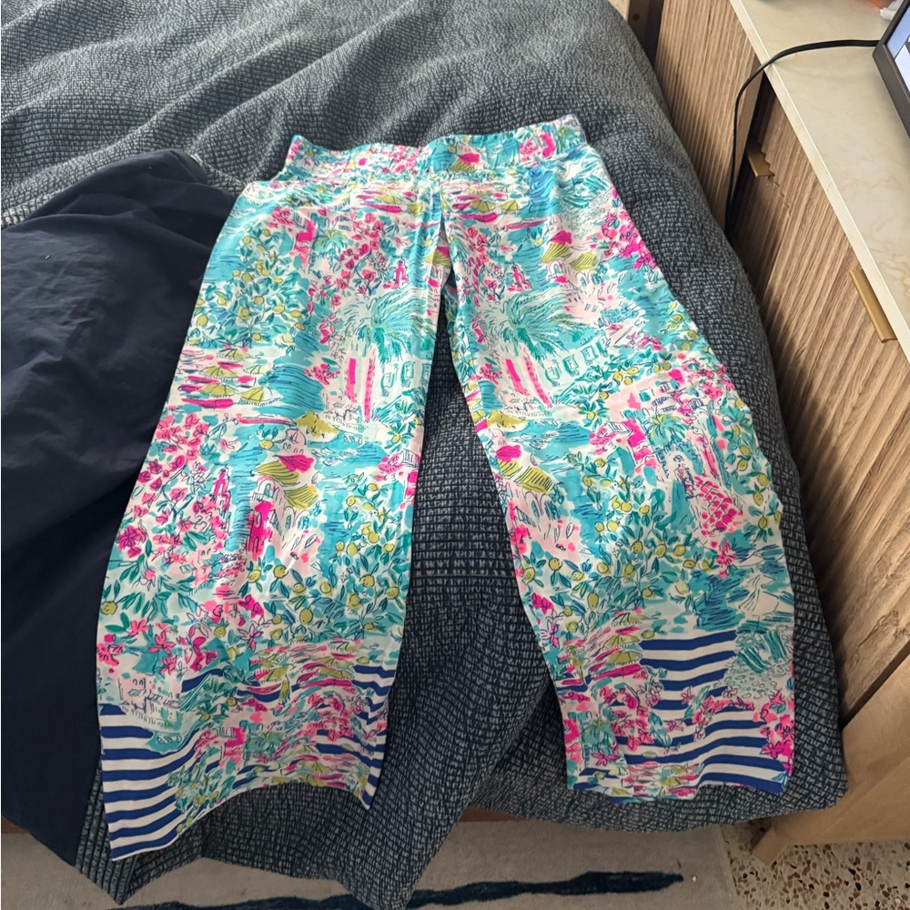 Lilly Pulitzer Bal Harbour palazzo pant:  Postcards from Positano